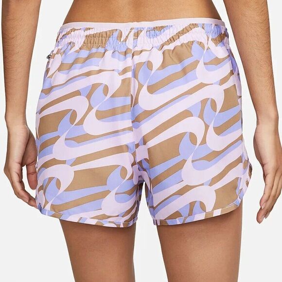 Nike Dri-FIT Icon Clash Tempo Luxe Women's Running Shorts Lilac DQ6117-530 - Picture 12 of 14